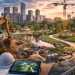 A engenharia civil conduzida por Matheus Vinicius Voigt impulsiona a modernização de parques urbanos.